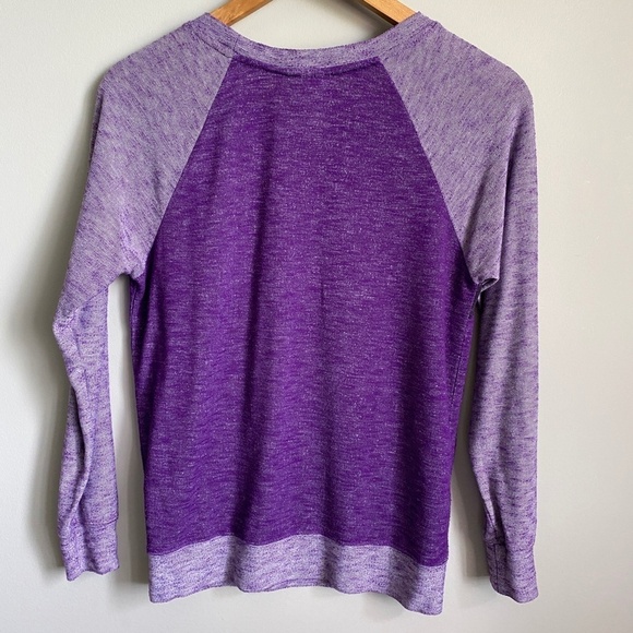 Disney Parks Authentic Women's Purple Mickey + Minnie Mouse Light Sweater Top XS - Picture 3 of 10